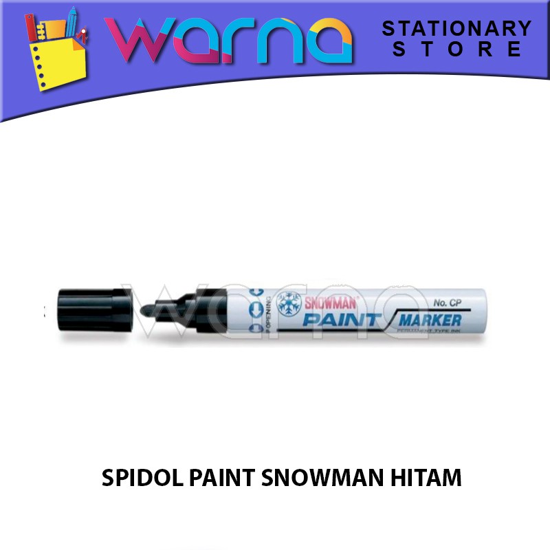 SPIDOL PAINT SNOWMAN WARNA BESAR