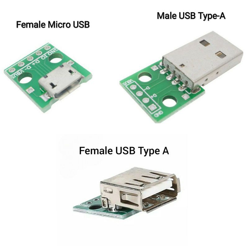 Converter Connector Female Micro USB Male to DIP Adaptor 4 - 5 Pin