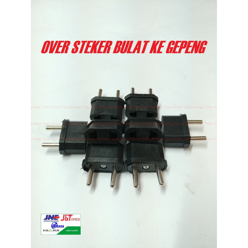 Over Steker Gepeng Ke Bulat Adaptor Charger XIAO MI / LG MURAH