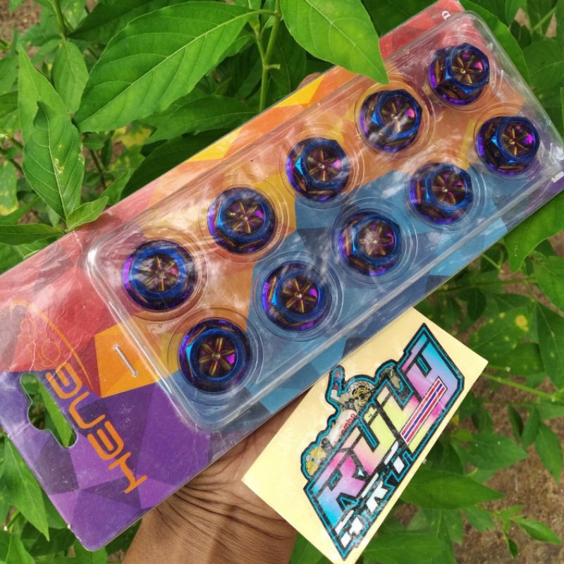 probolt tutup oli Honda Yamaha blue