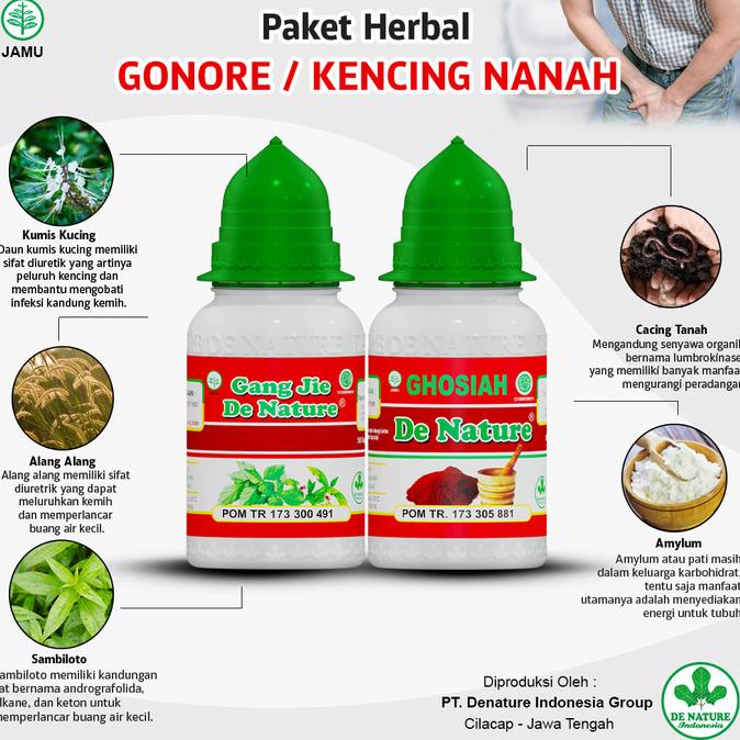 

TERMURAH Herbal Gang Jie Ghosiah De Nature Obat Gonore Kencing Nanah 99x Ampuh /OBAT HERBAL ASAM URAT/OBAT HERBAL PELANGSING/OBAT HERBAL KOLESTEROL/OBAT HERBAL DIABETES