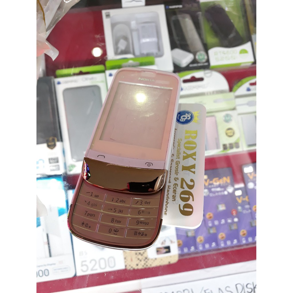 promo Casing Nokia C2-03 C2 03 C203 Slide Sleding Cesing Kesing NOKIA FULSET Fullset