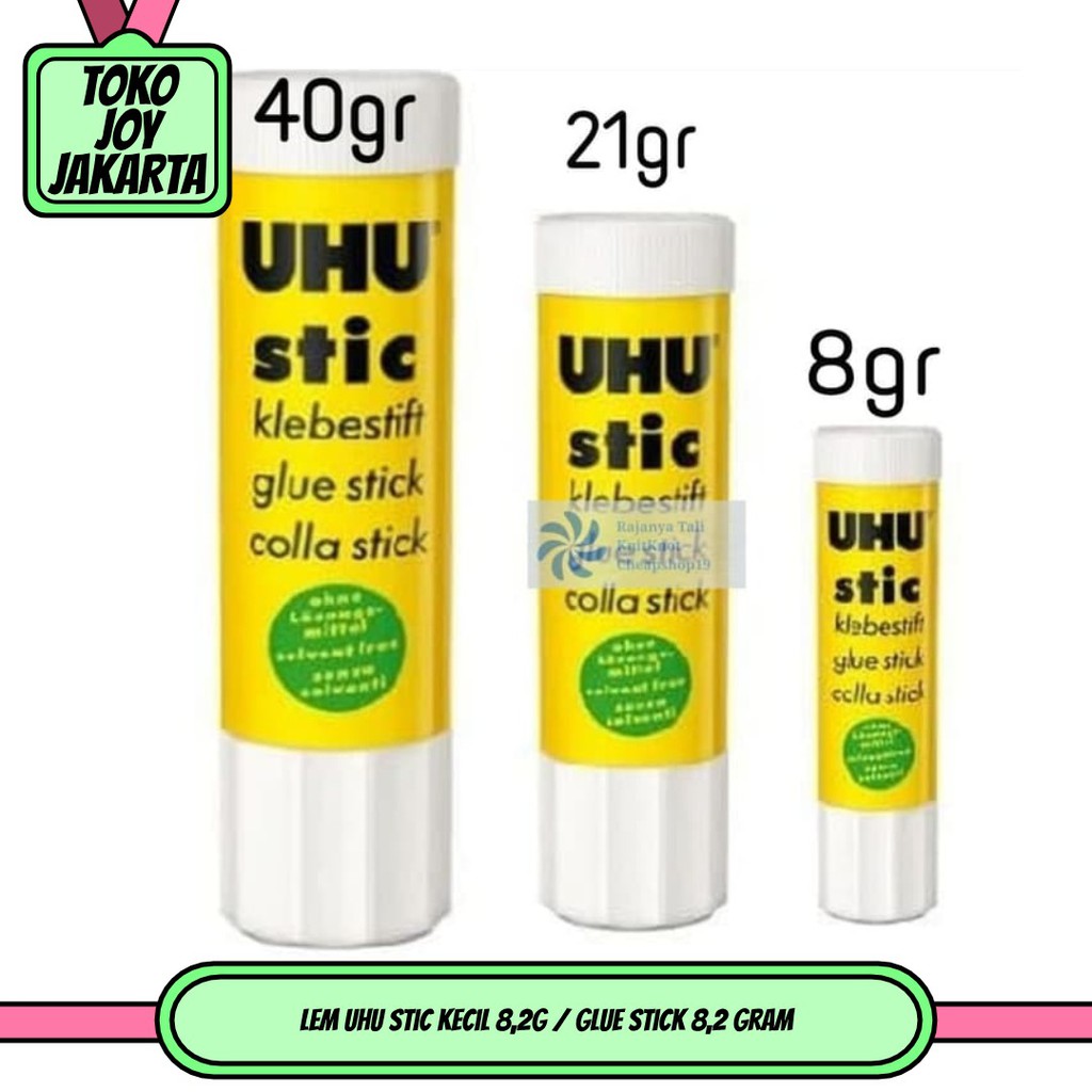 

Lem UHU Stic Kecil 8,2g / Glue Stick 8,2 gram