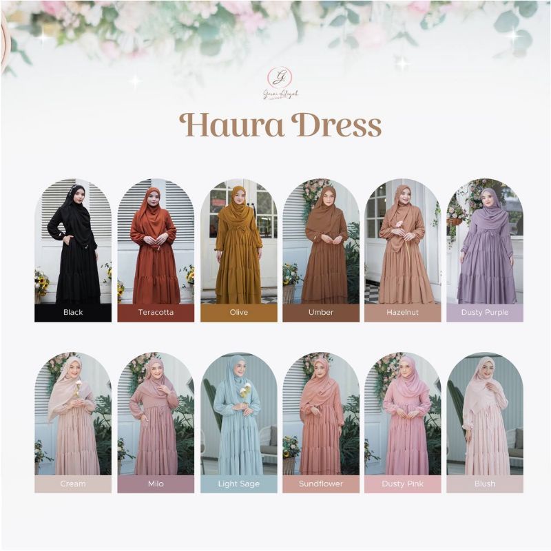 Haura Dress by Gerai Aliyah | Gamis Dress Original by Gerai Aliyah | Amayra Dress Mauve | Sarimbit F
