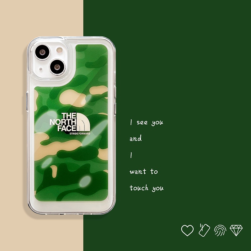 Soft case Silikon Transparan Motif Camo Untuk IPhone 13 12 11 Pro Max X XS XR XSmax 7 8 Plus