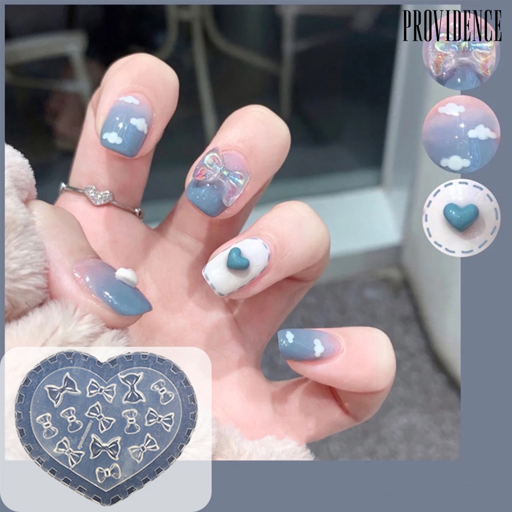 Providence 3D Patterns Nail Mold Artwork Making Transparent Silicone Carving Bear Butterfly Stamping Mold for Salon