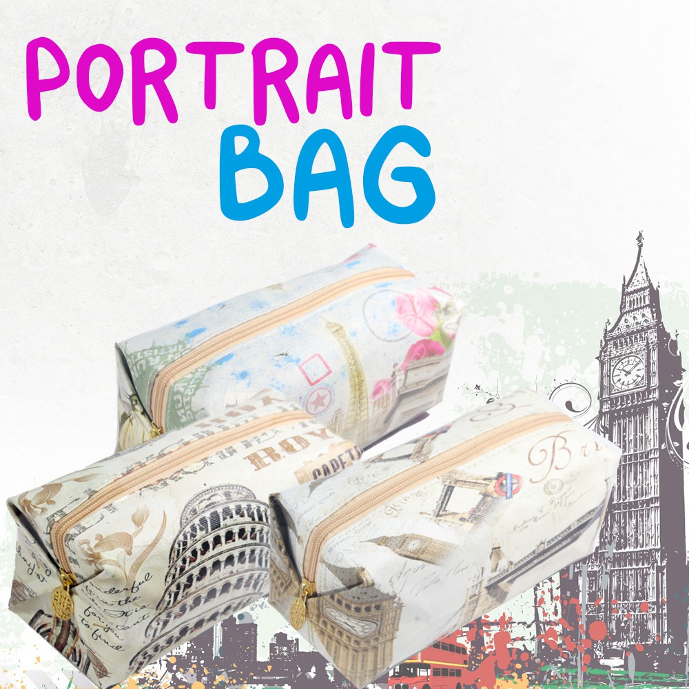 TAS KOSMETIK COSMETIC BAG PORTRAIT BAG (BGK-28)