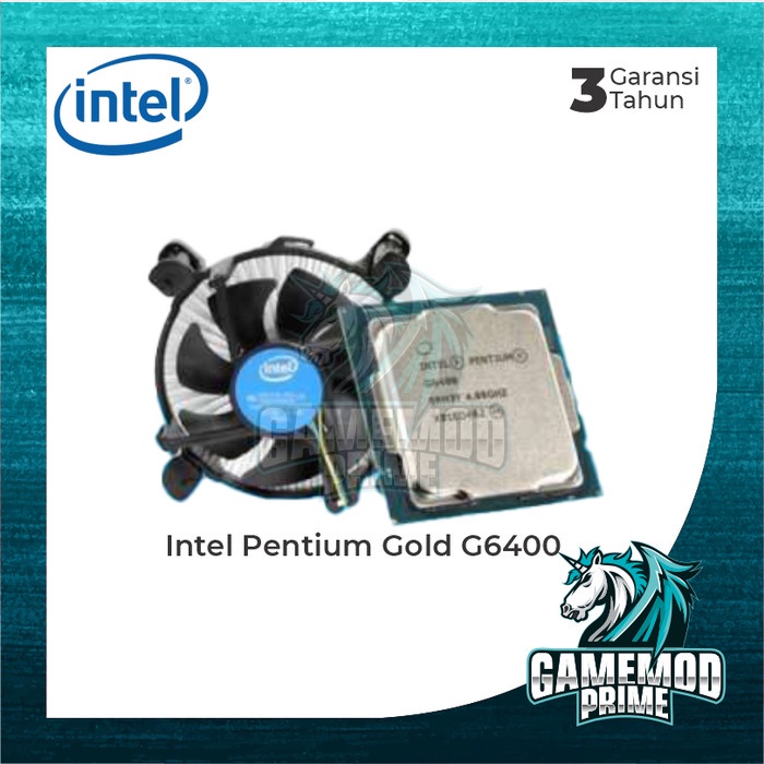 Processor Intel Pentium Dual Core Gold G6400 Box ORI RESMI 10TH GEN