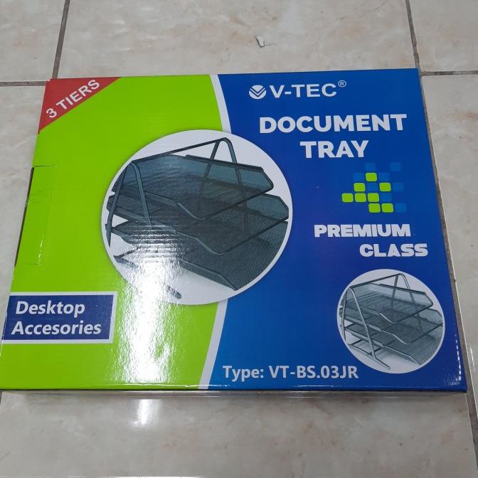 

Office & Stationery | Document Organizer | Tray Besi Susun 3 V-Tec / Tray Susun 3 Besi V-Tec | Best Seller