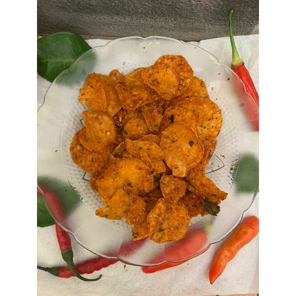 

Kripset (Kripik Setan) Enak Pedas nya Nagihh Ukuran 1/2 kg - 1 kg ✨