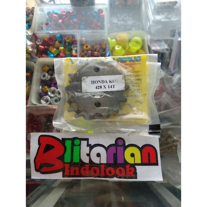 Gear Depan sss KCT CB GL Megapro Tiger