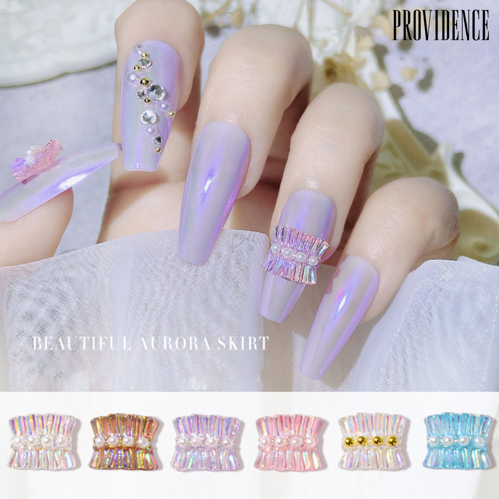 Providence 3pcs / Kantong Stiker Decal Motif Natal Bahan Resin Untuk Dekorasi Nail Art / Salon