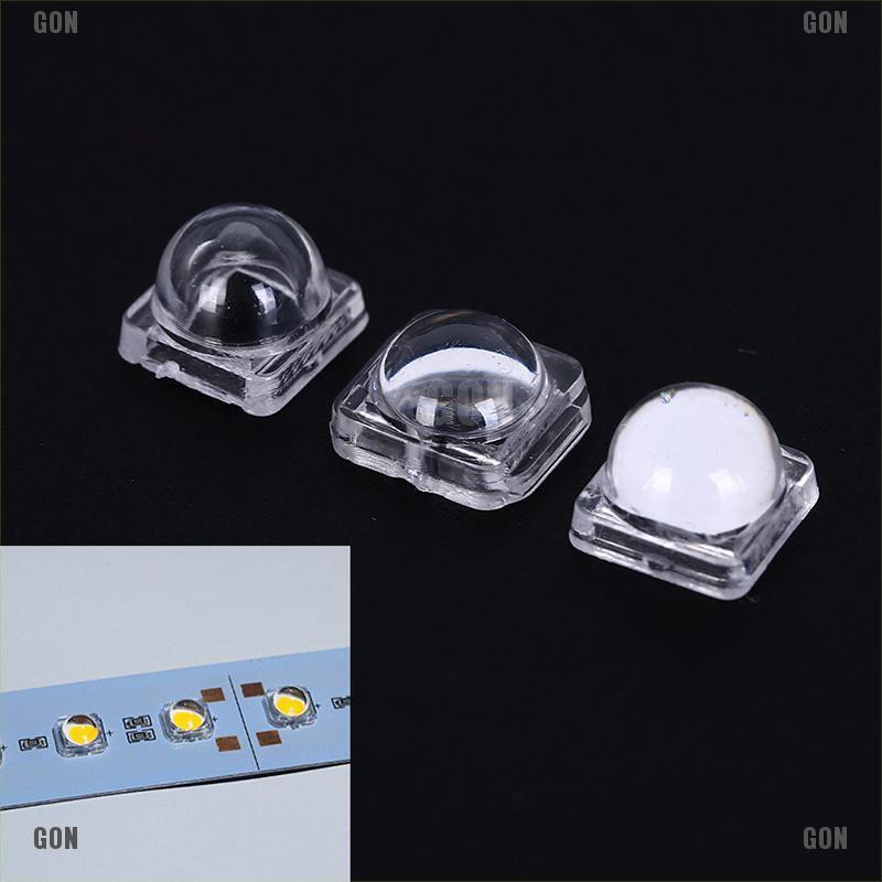 50 Pcs Lensa led Untuk 5050smd 30 60 120 Derajat