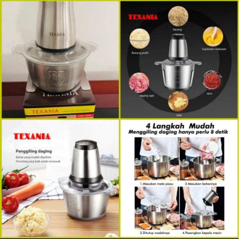 Blender Cooper Stainless / Blender Daging serbaguna 2Liter