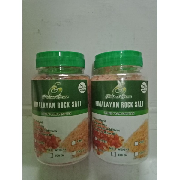

Garam Himalaya Kasar Original 350gr Batu Natural Pink Salt Cristal Premium Himalayan Salt asli Natural 350gr