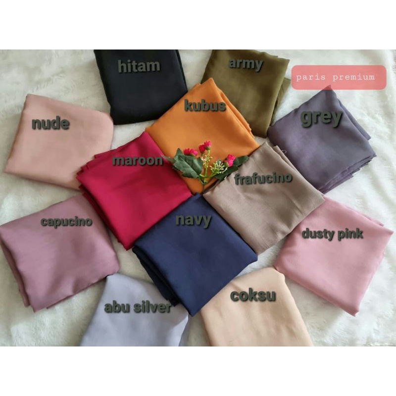 Hijab Segi Empat Paris Premium Paris Voal Premium