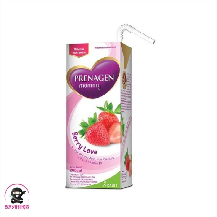 

PRENAGEN Mommy UHT Susu Ibu Hamil Berry Love 200 ml T-Ninjabayi 01