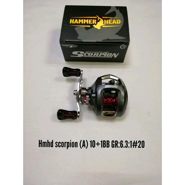 reel casting hammerhead scorpion reel bait casting
