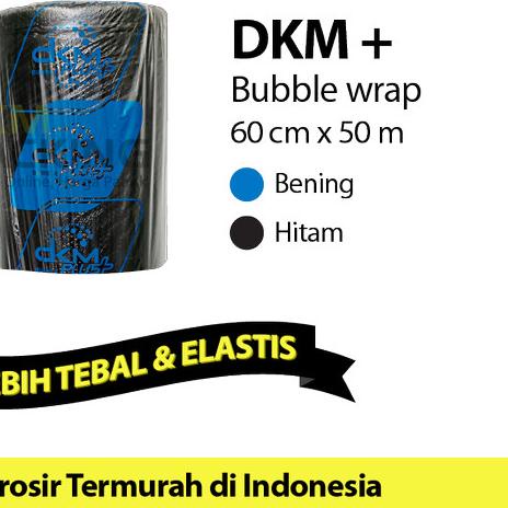 

➣ Plastik Bubblewrap 50Meter Bubble Wrap DKMPLUS PREMIUM / ROLL - Hitam, 30cm x 50m ◙