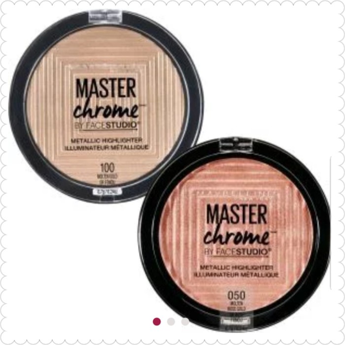 

Stabilo Warna Warni - Highlighter - Stabilo Pulpen Maybelline Highlighter - Master Chrome Metallic
