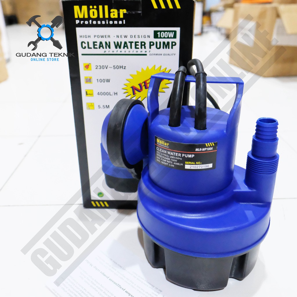 Pompa Celup Otomatis Mollar WP100A - Submersible Automatic Pump WP100A Mollar