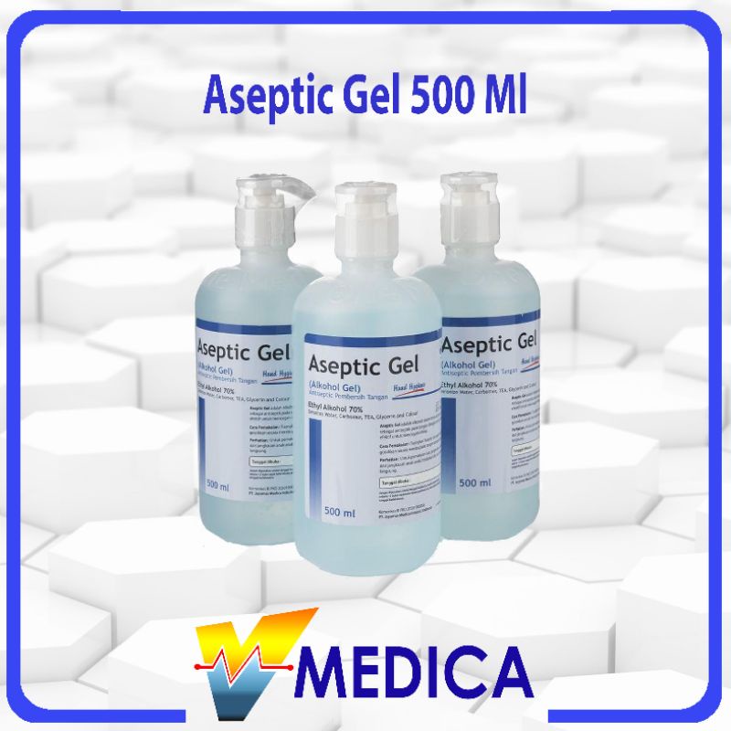 Aseptic Gel 500ml Onemed/Aseptic Gel Onemed/Pembersih Tangan Gel Onemed