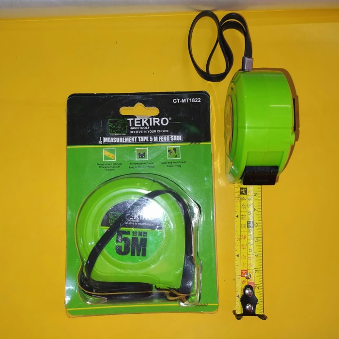 Tekiro Meteran 5 Meter Feng Shui TEKIRO Roll Meter 5M Measuring Tape GT-MT1822 5meter