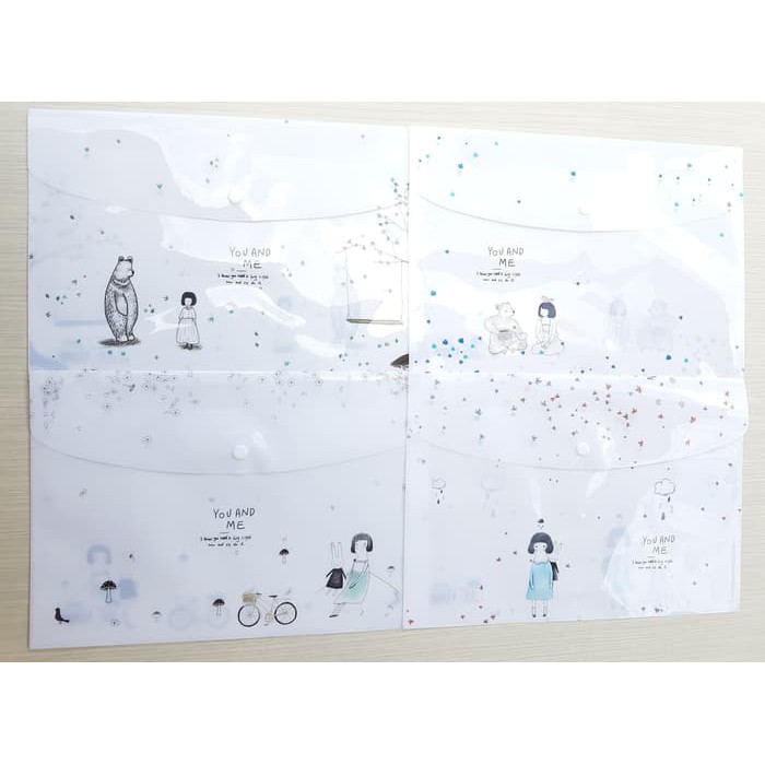 

SALE!!! TERLARIS!!! Map A4 Plastik Girl You And Me TERBARU