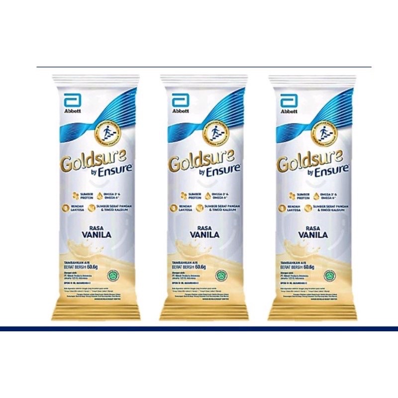 

Goldsure by Ensure Sachet 60.6gr Per Sachet