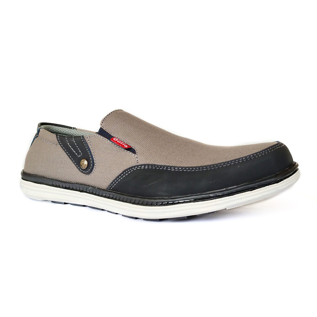 [Tigafarah] Sepatu Pria Milenial Terpopuler - BK02-Abu-abu