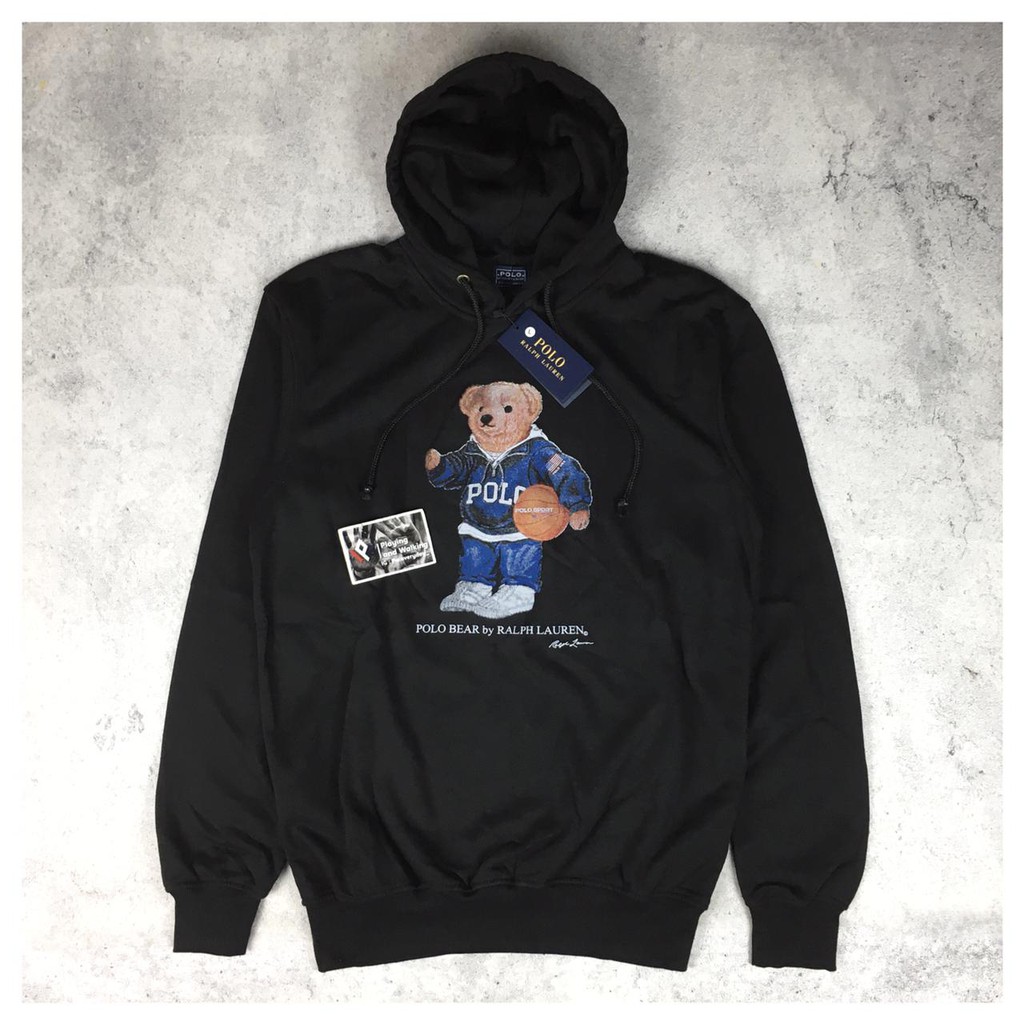 HOODIE POLO RALPH LAUREN BEAR 1:1 MIRROR ORIGINAL