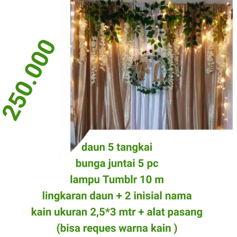 bacground photobooth dekor  lamaran