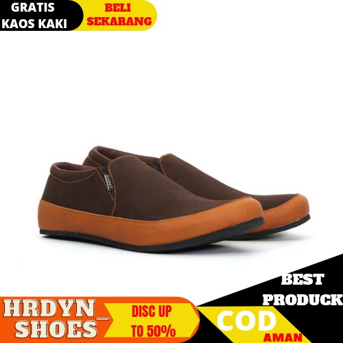 SEPATUS LIP ON PRIA EIGTH VARON SUEDE PREMIUM CASUAL SLIP ON PRIA NYAMAN || SLIP ON PRIA PANSUS 2021