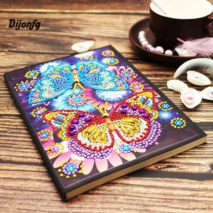 

[[BISA COD]] Di Buku Notebook/Jurnal dengan Cover Lukisan Diamond Painting Ukuran