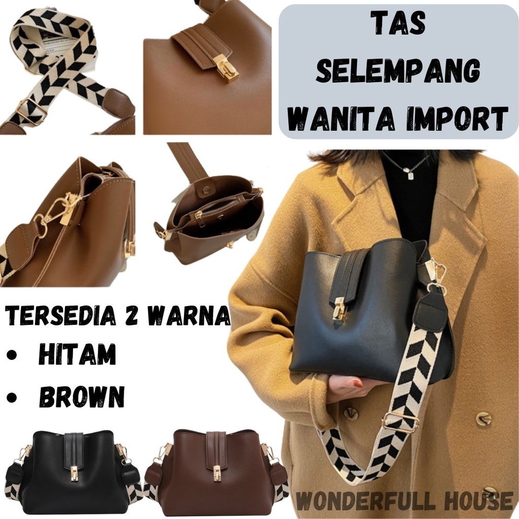 Tas Selempang Wanita Import Tas Bahu Wanita Korea Import