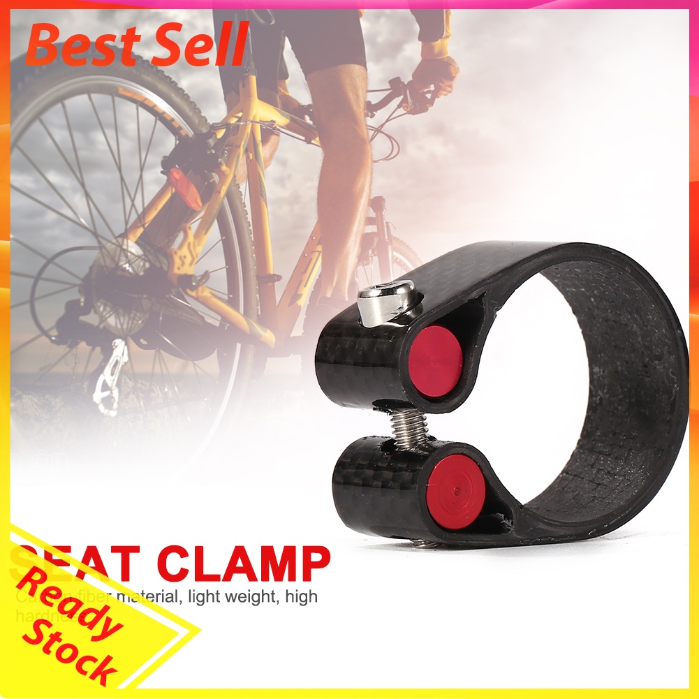 30.8/30.9/31.6mm Carbon Fiber Bike Seatpost Clamp MTB Road Seat Tube Clip