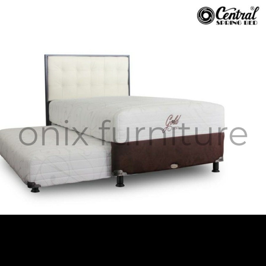 Kasur 2in1 Central gold, putih 120x200cm