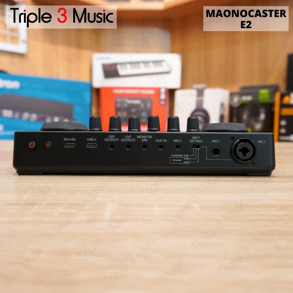 Maono E2 Maonocaster AME2 Soundcard streaming podcast