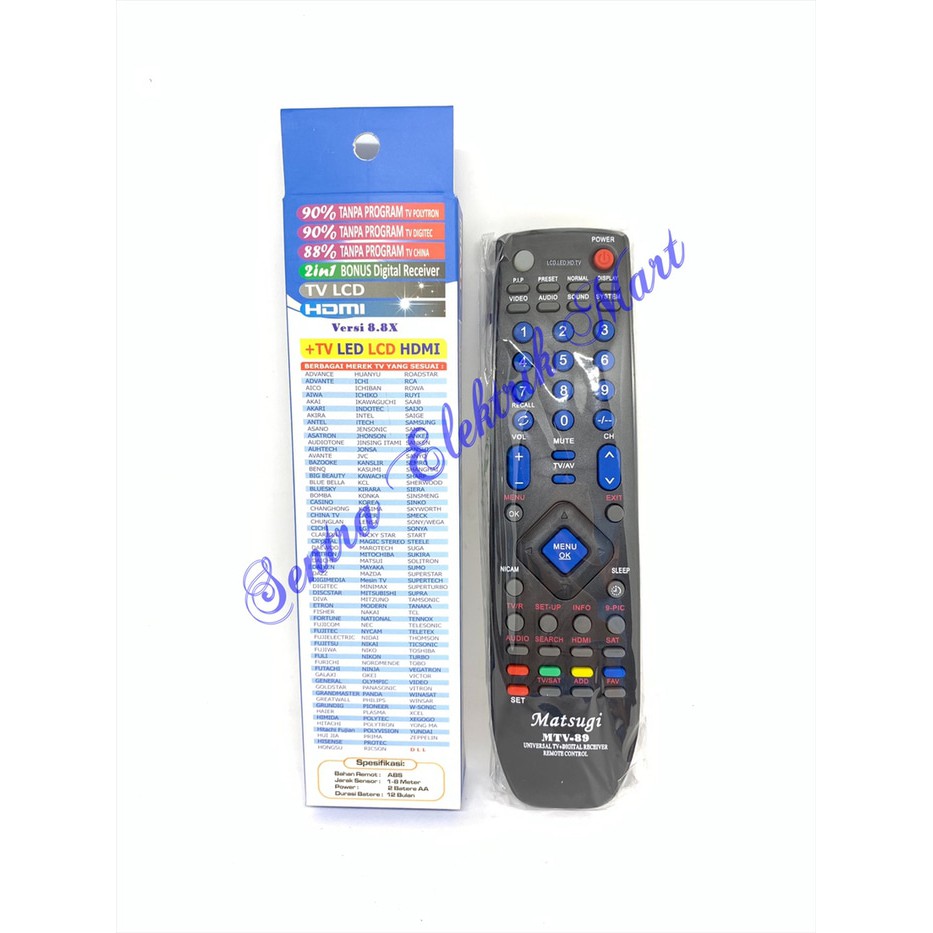 Remote TV Universal RETIVE