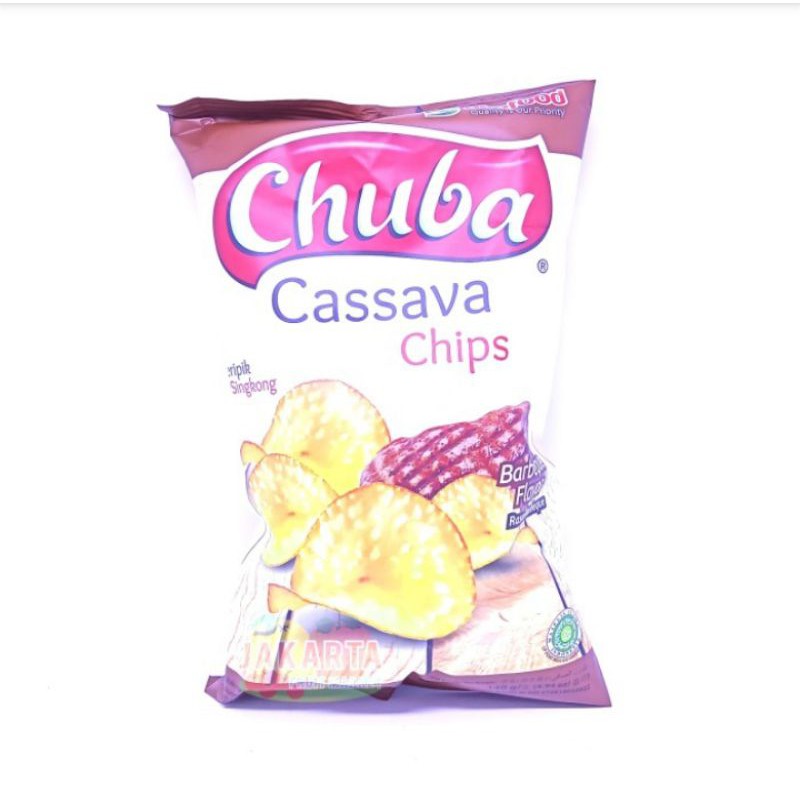 

(KERIPIK) CHUBA CASSAVA CHIPS RASA BARBEQUE 140G