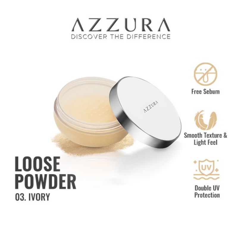 AZZURA LOOSE POWDER BEDAK TABUR/BPOM