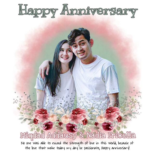 Sketsa Foto Wajah Kartun: Kado Anniversary