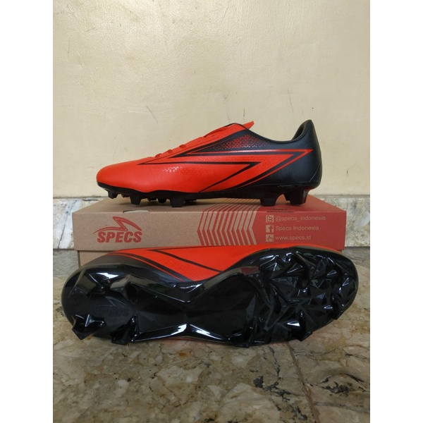 Sepatu Sepak Bola Specs Hyperspeed FG High Risk Red [ 101717 ]