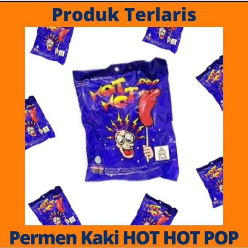 Bronson Hot Hot Pop Permen Kaki 50 pcs