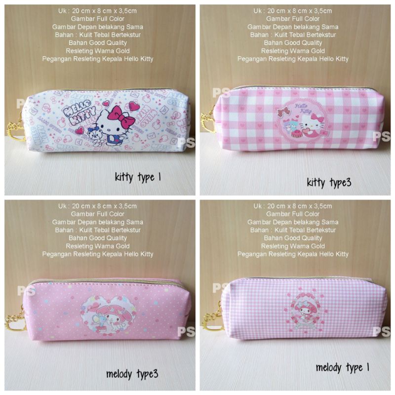 

Pencil Case or Kotak Pensil Rectangle Karakter Lucu
