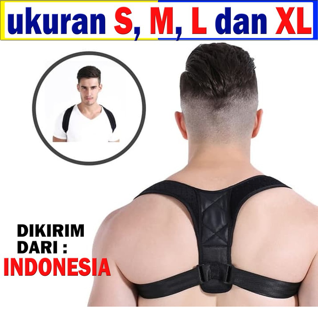 posture corrector penyangga punggung membantu menghilangkan bungkuk dan meluruskan punggung dn badan