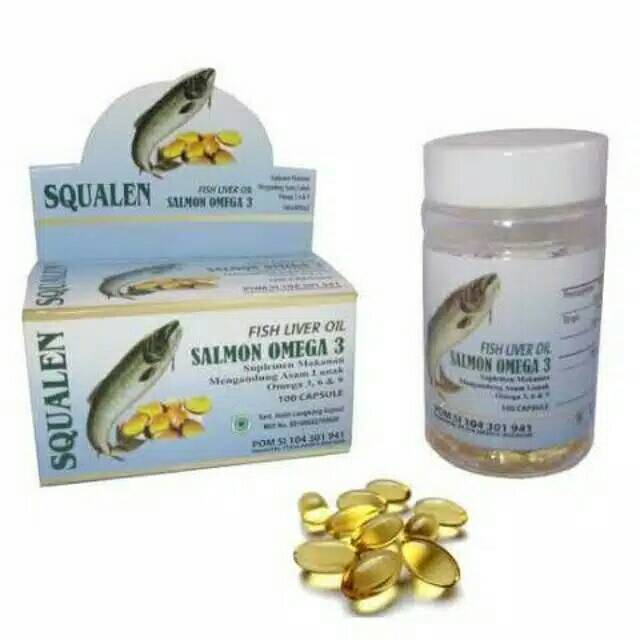 Vitamin otak anak dan dewasa/minyak ikan salmon omega 3 fish oil
