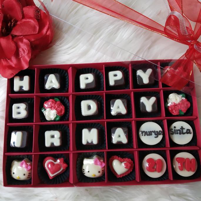 

Coklat Huruf Kado Hadiah Valentine/Ulang Tahun /Anniversary