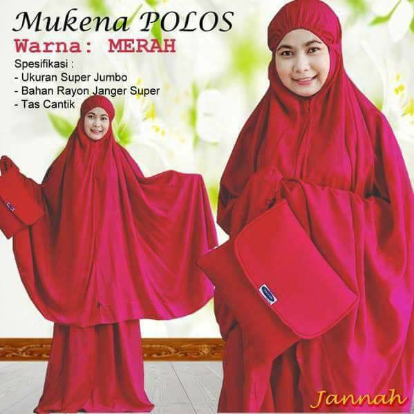 MUKENA EKSKLUSIF BALI POLOS (JANNAH)