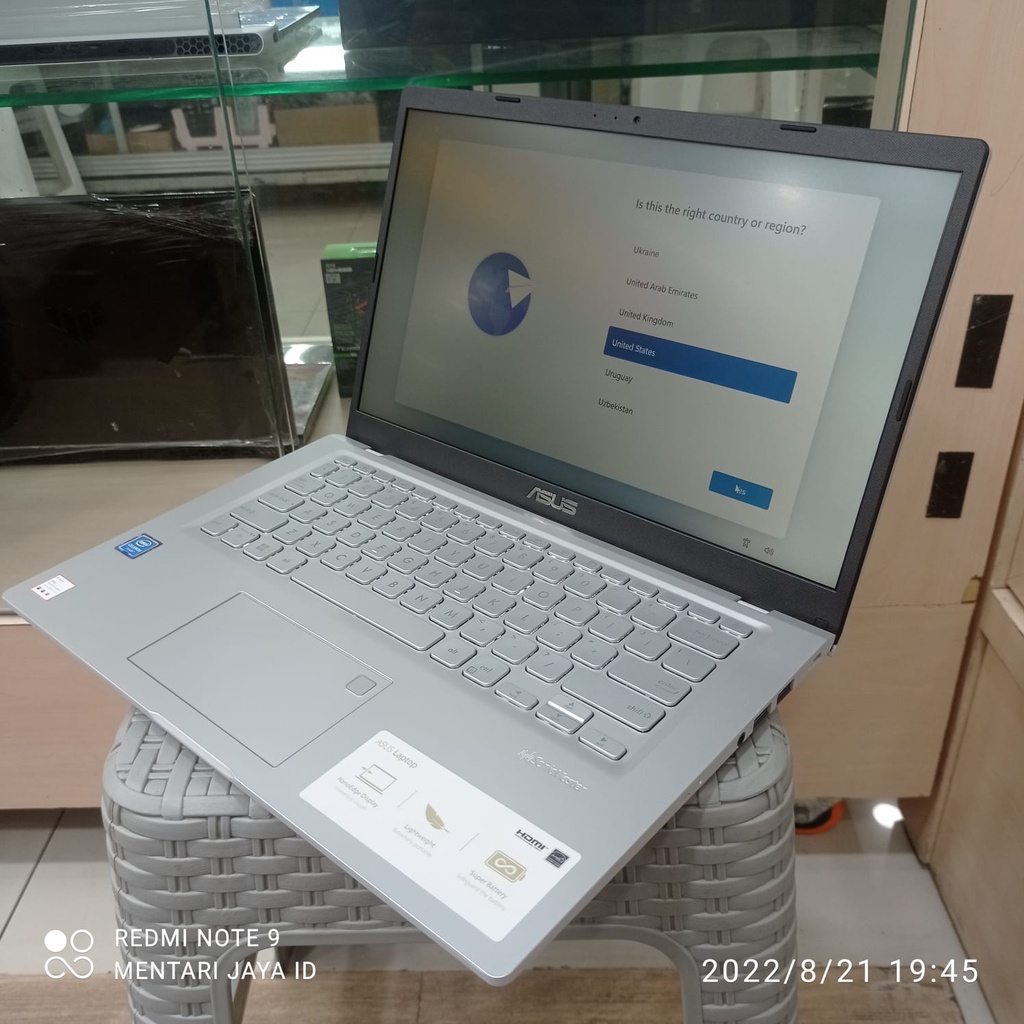 Laptop Baru Murah ASUS VivoBook A416MAO INTEL N4020 8GB 256GB SSD 14 Full HD Win11 OHS